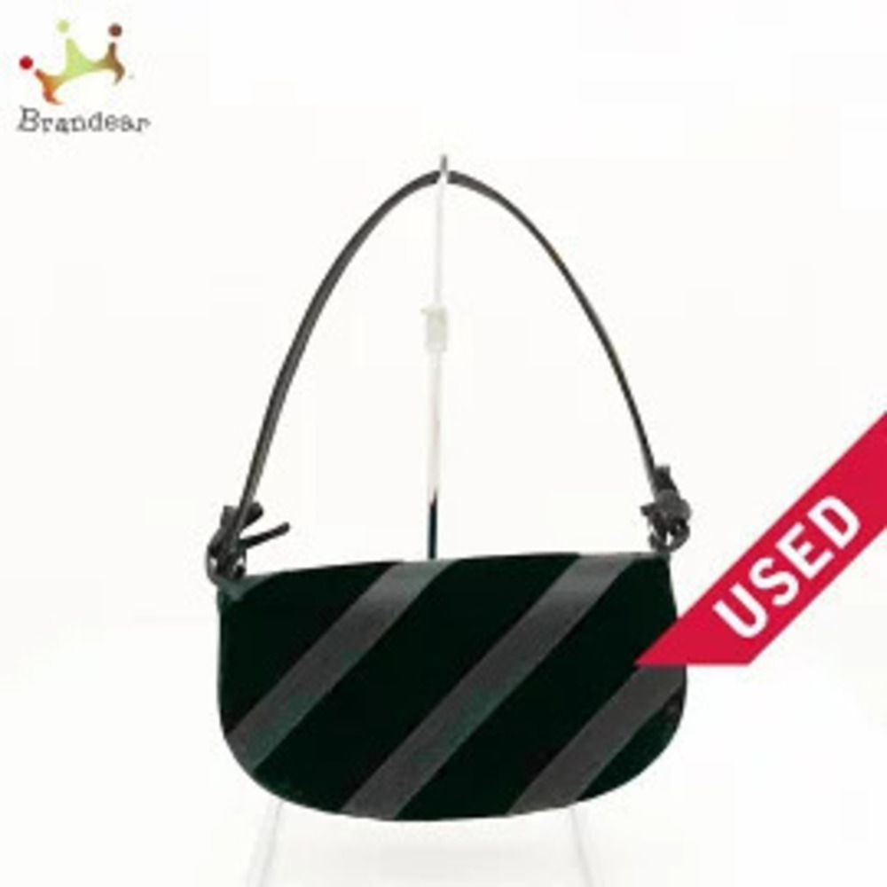 Salvatore Ferragamo Handbag Ribbon Black Velvet x Satin